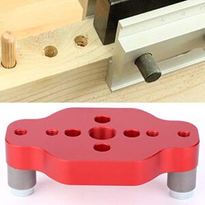OKJHFD Woodworking Dowel Drill Guide Kit,Woodworking Straight Hole Positioner Aluminum Alloy DIY Drill Guide Drill Guide Self Centering Dowelling Jig for Carpenter(Punch)