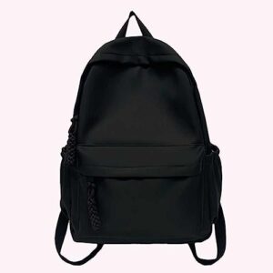 Akloker Women Backpack Fashion Laptop Bag Nylon Shopping Rucksack Lightweight Travel Bags Solid Color Daypack for Girls Teens