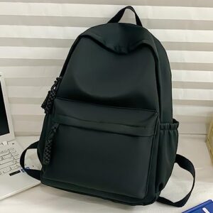 Akloker Women Backpack Fashion Laptop Bag Nylon Shopping Rucksack Lightweight Travel Bags Solid Color Daypack for Girls Teens