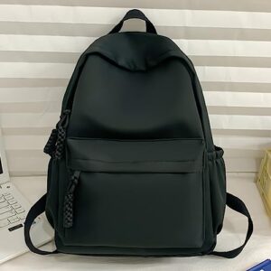 Akloker Women Backpack Fashion Laptop Bag Nylon Shopping Rucksack Lightweight Travel Bags Solid Color Daypack for Girls Teens