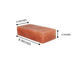 Himalayan Salt Lick 5.5 lbs | Pack of 2 | Salt Lick Deer | Licking Salt for Horses |Himalayan Licking Salt for Animals | Deer Salt Lick Block | Salt Block for Deer | Lick Brick.