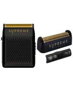 supreme trimmer foil shaver stf101 (150 min runtime) & replacement cutters sb11 | solo - black