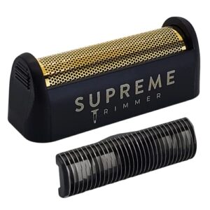 SUPREME TRIMMER Foil Shaver STF101 (150 Min Runtime) & Replacement Cutters SB11 | Solo - Black