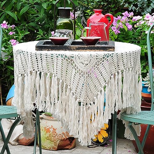 amzwkt Garden 3 Piece Bistro Table and Chairs Set - Outdoor Patio Furniture Weather Resistant Wrought Iron Plant Stand - for Yard Balcony Porch Backyard (Color : Tablecloth)