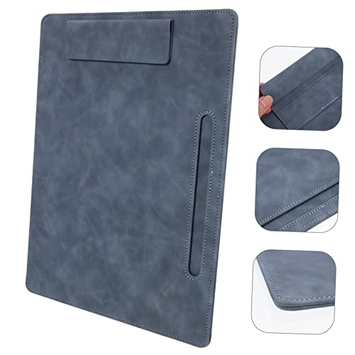 Ciieeo 4pcs Folder Board Exam Paper Base Folder Organizer Paper clipboard Office Clip Boards Stationery Document Holder Metal clipboard Clips Paper File Base pu Business a4 Splint