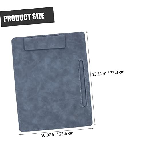 Ciieeo 4pcs Folder Board Exam Paper Base Folder Organizer Paper clipboard Office Clip Boards Stationery Document Holder Metal clipboard Clips Paper File Base pu Business a4 Splint