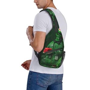 Patrick'S Watermelon Festival Bag Crossbody Travel Hiking Bags Mini Chest Backpack Casual Shoulder Daypack For Women Men Lightweight