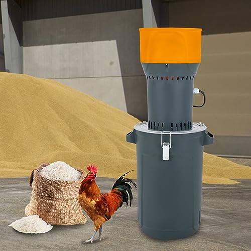 Grain Mill Grinder Electric, Grain Grinder Mill, Corn Grinder Electric, Wheat Grinder, Brew Mill, 6.6 Gallons (25L) 1000W