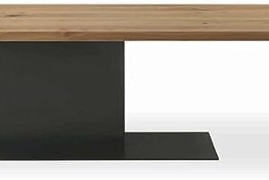 LAKIQ 837314 Solid Wood Kitchen Dining Table Modern Island Dining Table Minimalist Kitchen Table with Pedestal Base for Dining Room Living Room(70.9" L x 29.5" W x 29.5" H)
