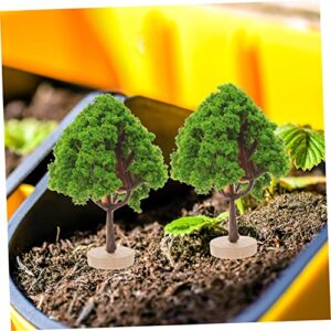 DECHOUS 5pcs 1 Sponge Landscaping Tree Powder Artificial Moss Diorama Moss for Plants Miniatures Fake Grass Decorative Faux Green Dry Grass Mixed Model DIY Supplies Landscape Materials