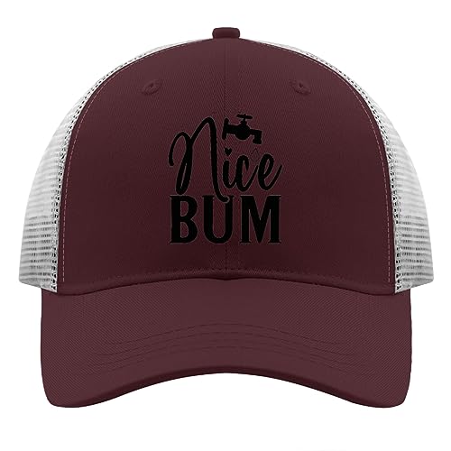 Alices bumm Golf hat Baseball hat for Women Chestnut red Funny Hats Gifts for Boyfriends Cycling Cap