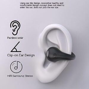 Wireless Bluetooth Sports Ear Clip-on Noise-Cancelling Headphones