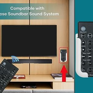 Replacement Remote Control fit for Bose Wave Music System 3 III (Black Color)