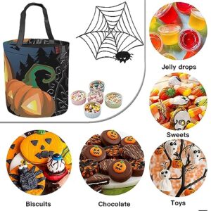 Fubido Solar Planets,Large Halloween Tote Bag,Solar System Planets and The Sun,Reusable Bag for Trick or Treating,Grocery Shopping and More,Multicolor