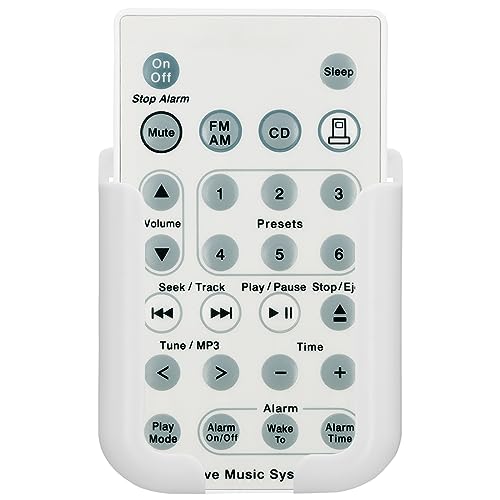Replacement Remote Control Controller Compatible with Bose Wave Music Player I II III Bose Wave Music System Audio System AWRCC1 AWRCC2