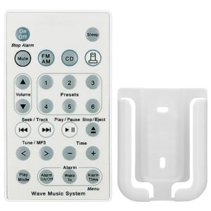 replacement remote control fit for bose wave soundtouch music radio (systemiii iv ii i) awrcc1 and awrcc2