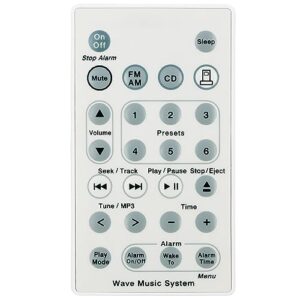 Replacement Remote Control Fits for Bose AWRCC2 AWRCC3 AWRCC1 AWRCC4 AWRCC6 Wave Music System i