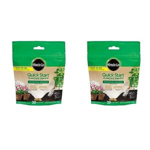 miracle-gro quick start planting tablets (pack of 2)