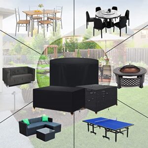 Patio Furniture Set Cover Outdoor Waterproof Patio Table Furniture Set Covers No Tears Tear Proof Dust Outdoor Patio Furniture Cover Square Patio Table Cover 78" L x 78" W x 33" H