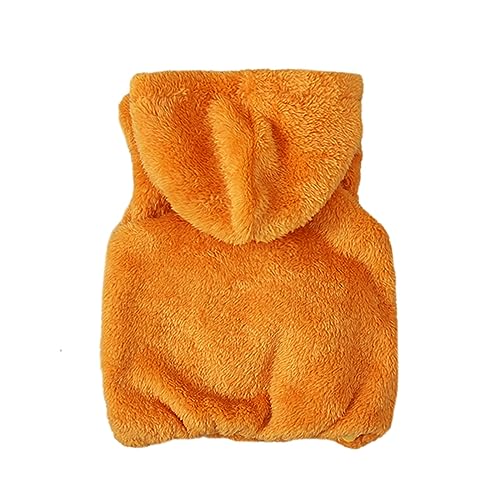 FreshBeautiCity Baby Pumpkin Costume Halloween Cartoon Print Fuzzy Sleeveless Hood Cosplay Clothes For Toddler Boys Girls