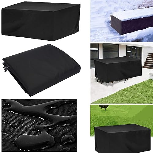 Patio Furniture Covers, Outdoor Couch Cover Waterproof 48 x 48 Inch Outside Dining Set Cover Table and Chair Covers Heavy Duty, Durable Rectangular (48"L x 48"W x 29"H // 123x123x74cm)