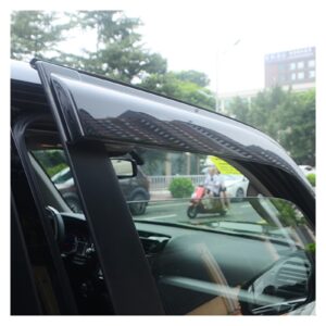 car side window visor sun rain guard shade shield shelter protector cover frame sticker accessories compatible with volvo s40 s60 s70 s80 (color : compatible with s60 2000-2011)