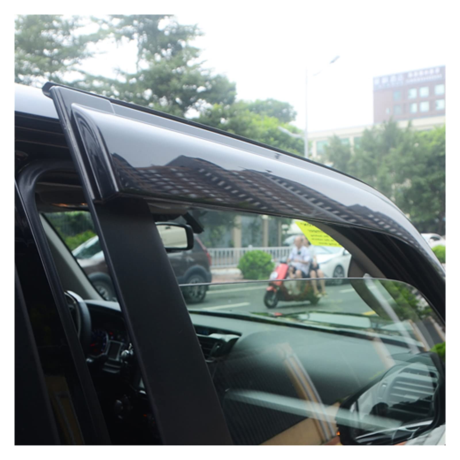 Car Side Window Visor Sun Rain Guard Shade Shield Shelter Protector Cover Frame Sticker Accessories Compatible with Volvo S40 S60 S70 S80 (Color : Compatible with S60 2000-2011)