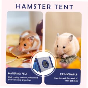 BESTOYARD 3pcs Hamster nest Guinea Pig House Bunny Hideout Hamster hut Bedding for Guinea Pigs Hamster Hideout Chinchilla Corner Hideout Hamster Tent Hideout Hanging Felt Cloth pet Small