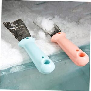 Vaguelly 5pcs Refrigerator ice removal shovel Fridge ice removal scraper stainless steel refrigerator stainless steel shovel refrigerator ice scraper clean deicing shovel deicer Ice shovel