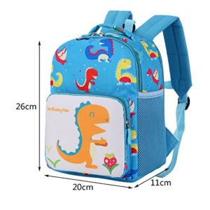 NSQFKALL School Season Student Backpack Funny Cute Dinosaur Pattern Colorful Fashion Children Cartoon Bag Backpack 30l (Pink, One Size)