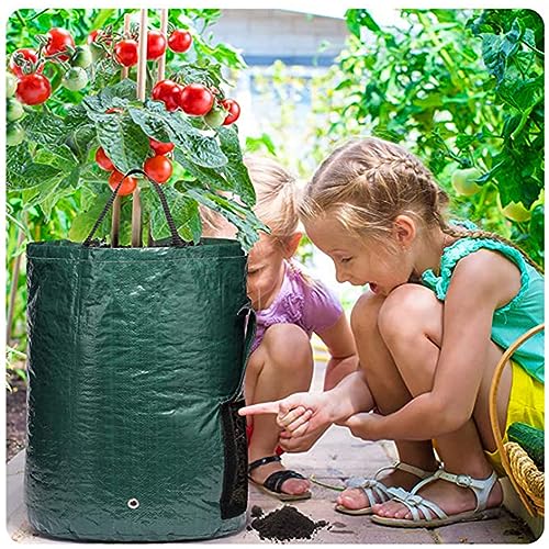 Organic Compost Bags Kitchen Garden Bag for Kitchen Garden Yard Organic Bag Waste Bin Yard Waste Bins 2Pcs 30 * 35cm