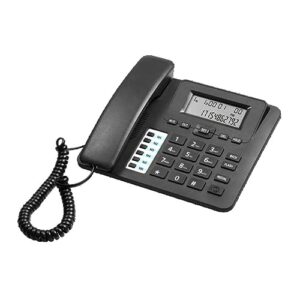 Telephone Landline Phone Caller Telephone Desk Display Number Storage Telephone for Home Office Hotel Restaurant Desktop Phone Office Telephone Conference Room Phone