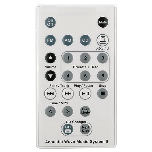 Replacement Remote Control for Bose AW-1 AW1 AW-1D Acoustic Wave CD Changer Music System