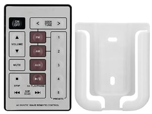 replacement remote control bose acoustic wave cd-3000 music system white sea#