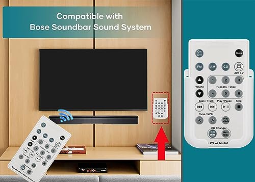 Replacement Remote Control for Bose Acoustic Wave Soundtouch Music Radio System IV III II AW-1 AW1 CD3000