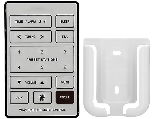 Replacement Remote Control for Bose AWR1-1W AM189930 AWR1R2 AWR131 AWR1W2 AWR123 AWR1 AWR1-G1 AWR1-2W AWR1-4A AWR1W1 AWR1R3 AWR1W3 AWR113 AWR2 Clock Wave Radio