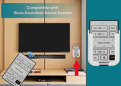 Replacement Remote Control for Bose AWR1-1W AM189930 AWR1R2 AWR131 AWR1W2 AWR123 AWR1 AWR1-G1 AWR1-2W AWR1-4A AWR1W1 AWR1R3 AWR1W3 AWR113 AWR2 Clock Wave Radio