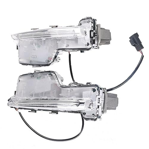 WOZIES 1Pair For Volvo S60 2014-2018 DRL Front Fog Light Daytime Running Lights Corner Lamp 31434567 31434568