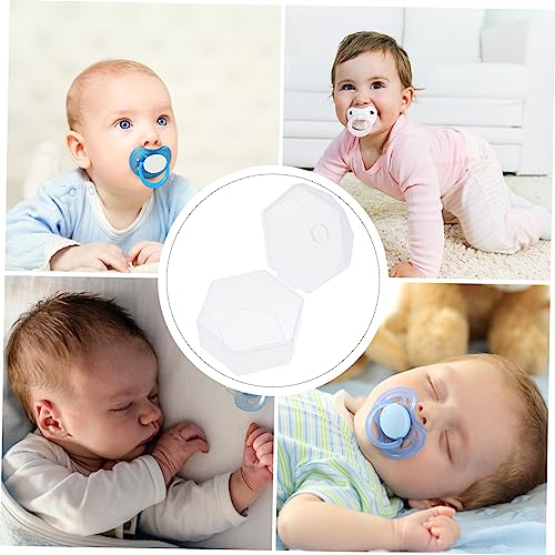 Toyvian Pacifier Storage Box Travel Containers Baby Pacifier Clip Mam Pacifiers Baby Pacifier Case Pacifier Storage Case Pacifier Holder Pacifier Packing Box Infant Pacifier Box 5pcs Box