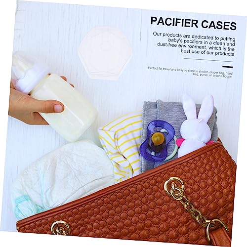 Toyvian Pacifier Storage Box Travel Containers Baby Pacifier Clip Mam Pacifiers Baby Pacifier Case Pacifier Storage Case Pacifier Holder Pacifier Packing Box Infant Pacifier Box 5pcs Box