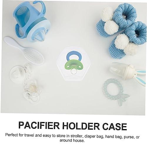 Toyvian Pacifier Storage Box Travel Containers Baby Pacifier Clip Mam Pacifiers Baby Pacifier Case Pacifier Storage Case Pacifier Holder Pacifier Packing Box Infant Pacifier Box 5pcs Box