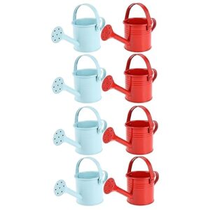 ganazono 8 pcs tin watering can watering can kids plant mister plant watering water can for pots for outdoor plants toddler watering can planting indoor filling child drinking fountain iron