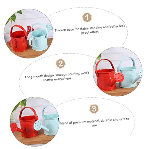 GANAZONO 8 pcs Tin Watering can Watering can Kids Plant Mister Plant Watering Water can for pots for Outdoor Plants Toddler Watering can Planting Indoor Filling Child Drinking Fountain Iron