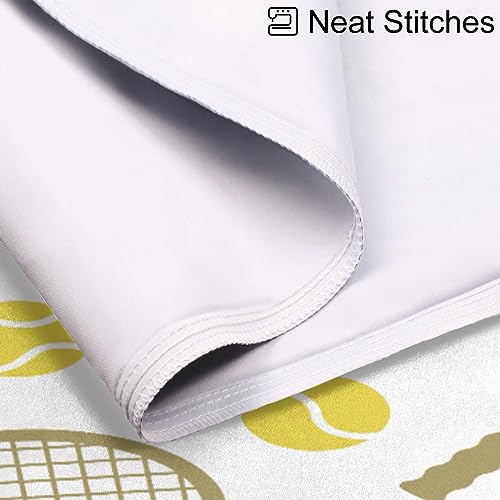 Tennis Rackets Satin Pillow Cases Silk Satin Pillowcase for Hair and Skin Standard Set of 2 Super Soft Silk Pillowcase with Envelope Closure (20x26 in)