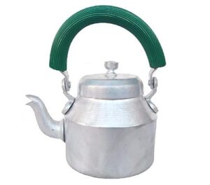 usa deals 365 indian style handicrafts aluminium serving tea, coffee pot tea kettle (aluminium 500 ml)