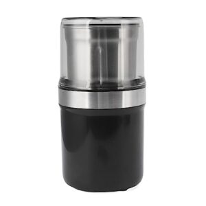 electric coffee grinder, single blade cup portable small electric grinder 100g capacity safe fast nuts for cereal (us plug 110v)