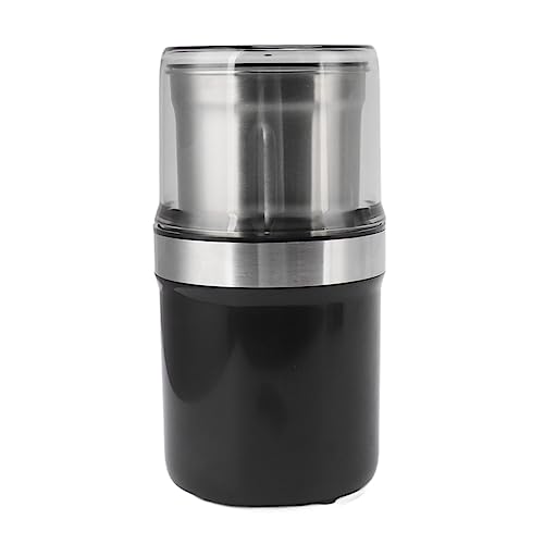 Electric Coffee Grinder, Single Blade Cup Portable Small Electric Grinder 100g Capacity Safe Fast Nuts for Cereal (US Plug 110V)