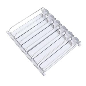 refrigerator soda can organizer, drink automatic pusher glide abs width white for supermarkets (31cm)