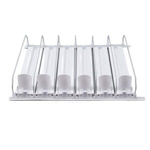 Refrigerator Soda Can Organizer, Drink Automatic Pusher Glide ABS Width White for Supermarkets (31cm)