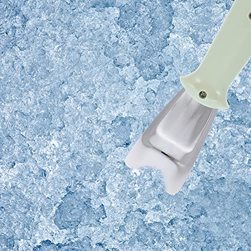 YARNOW 12 pcs Refrigerator Frost Removal Shovel Squeegee for car Automotive Tools Refrigerator for car Stainless Steel defrost Shovel Scraper for Cleaning ice Breaker Shovel Ice Scraper